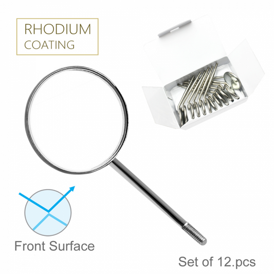 ProSharp Mouth Mirror Front Surface With Rhodium Coating 12/Box
